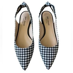 Jon Josef Marni Black and White Gingham Women's Flats Size 9
